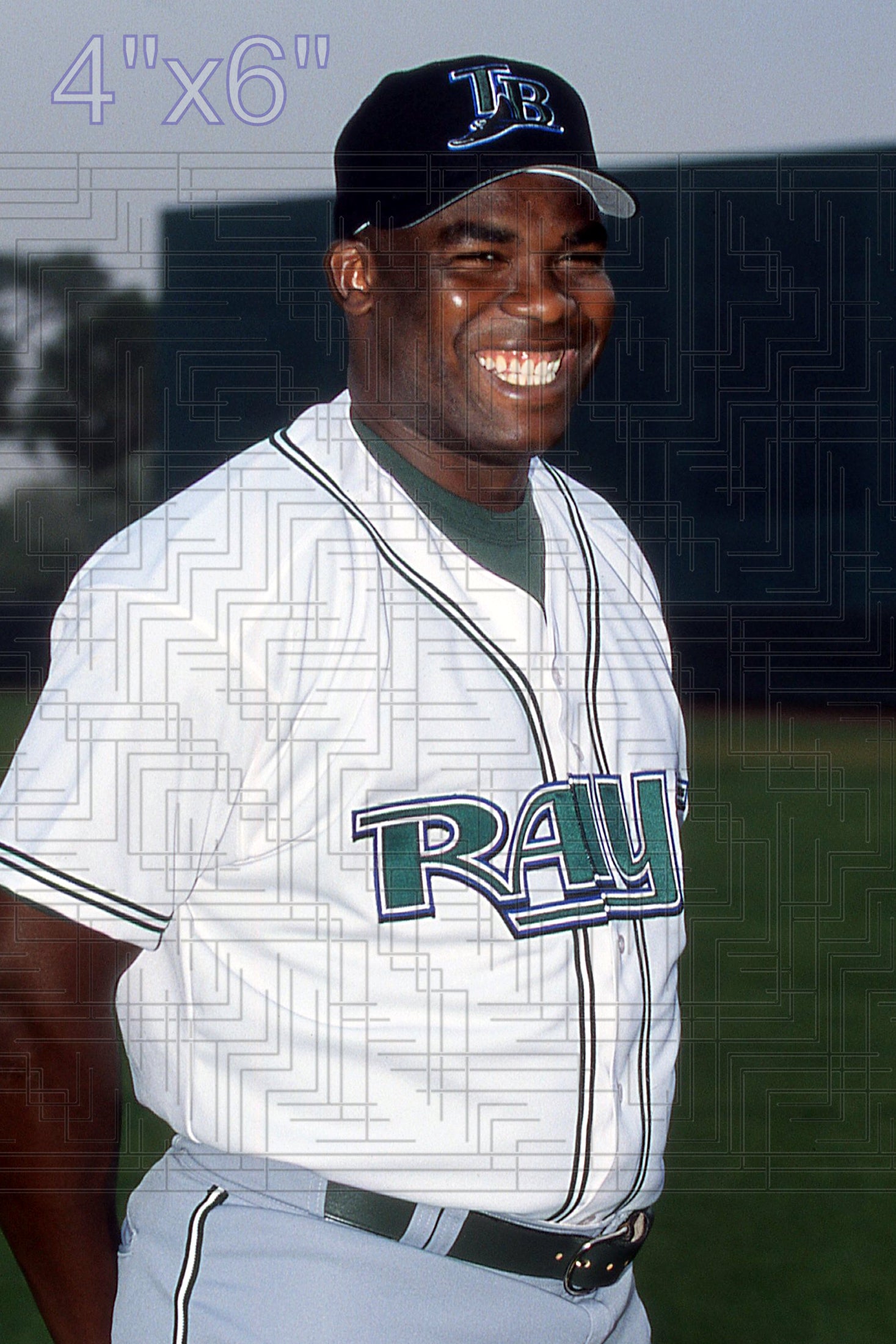 Esteban Yan - 2001 Tampa Bay Devil Rays - choose a size & style