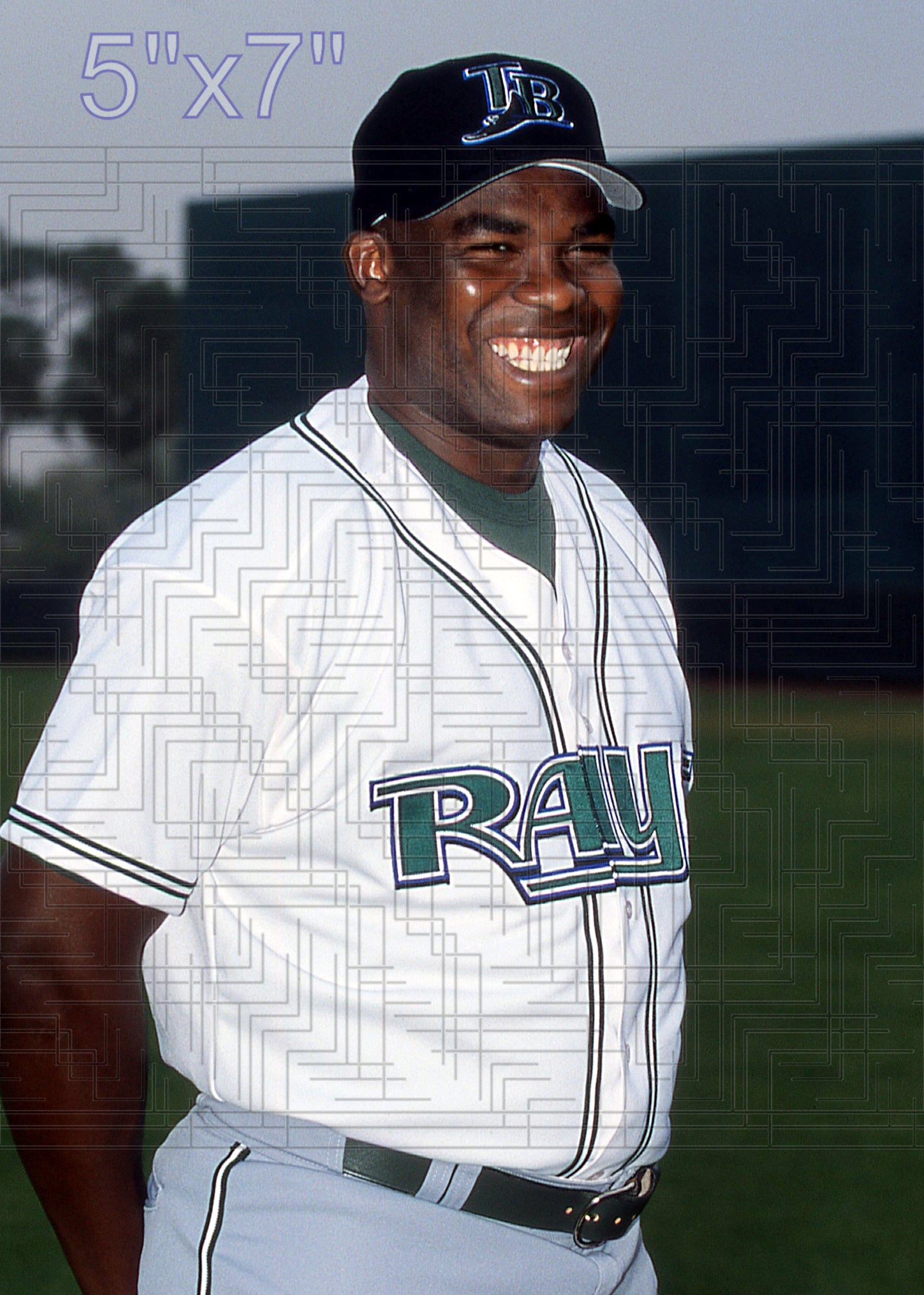 Esteban Yan - 2001 Tampa Bay Devil Rays - choose a size & style