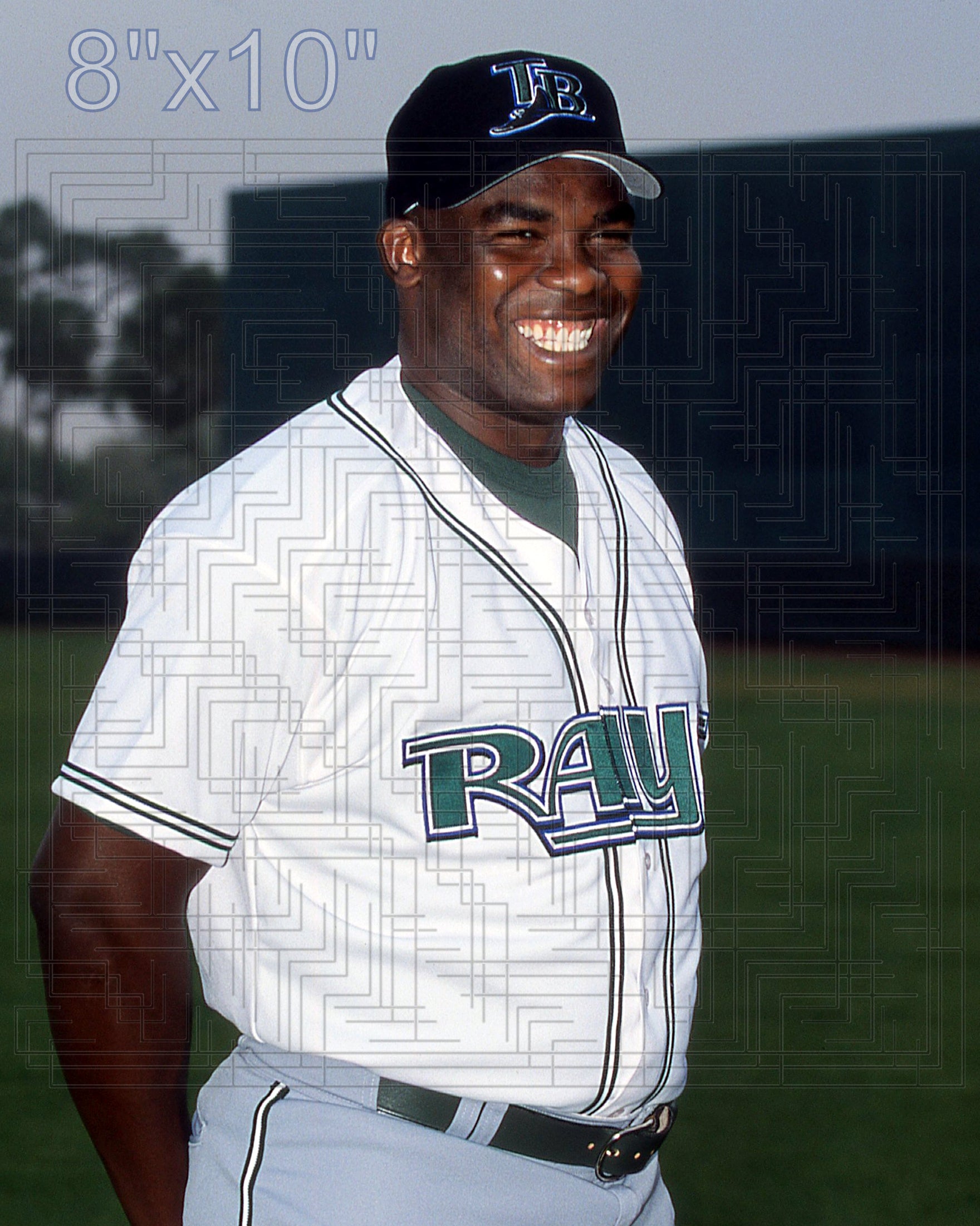 Esteban Yan - 2001 Tampa Bay Devil Rays - choose a size & style