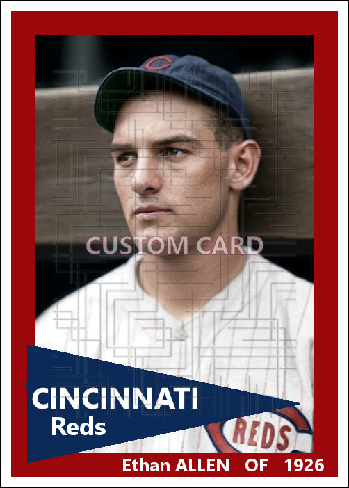 Ethan Allen - 1926 Cincinnati Reds - choose a size & style