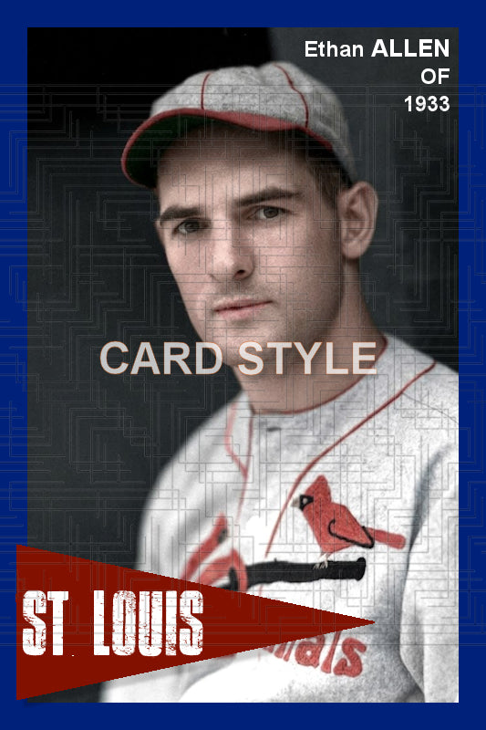 Ethan Allen - 1933 St. Louis Cardinals - choose a size & style