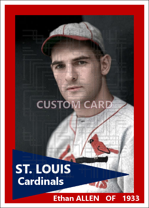 Ethan Allen - 1933 St. Louis Cardinals - choose a size & style