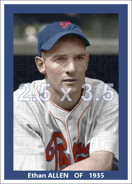 Ethan Allen - 1935 Philadelphia Phillies - choose a size & style