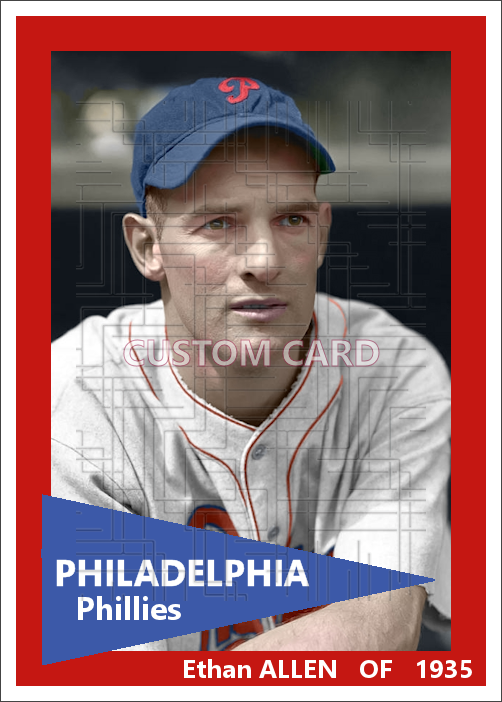 Ethan Allen - 1935 Philadelphia Phillies - choose a size & style