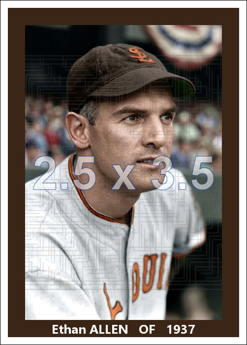 Ethan Allen - 1937 St. Louis Browns - choose a size & style