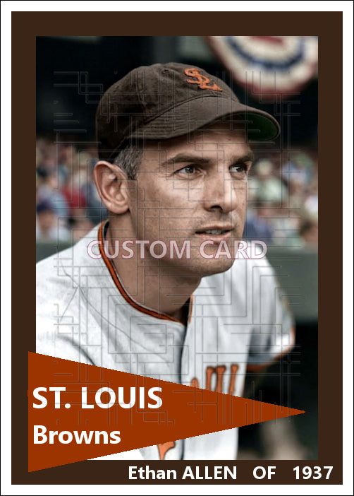 Ethan Allen - 1937 St. Louis Browns - choose a size & style