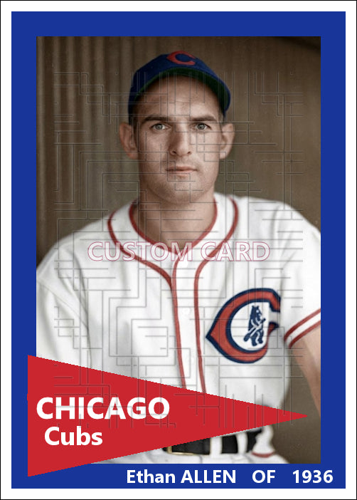 Ethan Allen - 1936 Chicago Cubs - choose a size & style