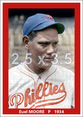 Euel Moore - 1934 Philadelphia Phillies - choose a size & style