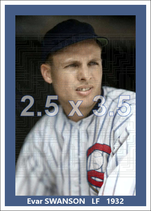 Evar Swanson - 1932 Chicago White Sox - choose a size & style