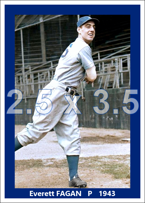 Everett Fagan - 1943 Philadelphia Athletics - choose a size & style