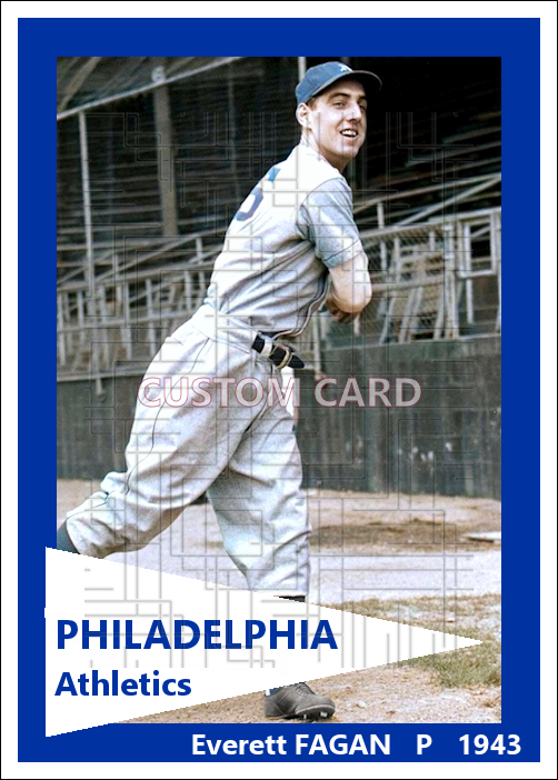 Everett Fagan - 1943 Philadelphia Athletics - choose a size & style