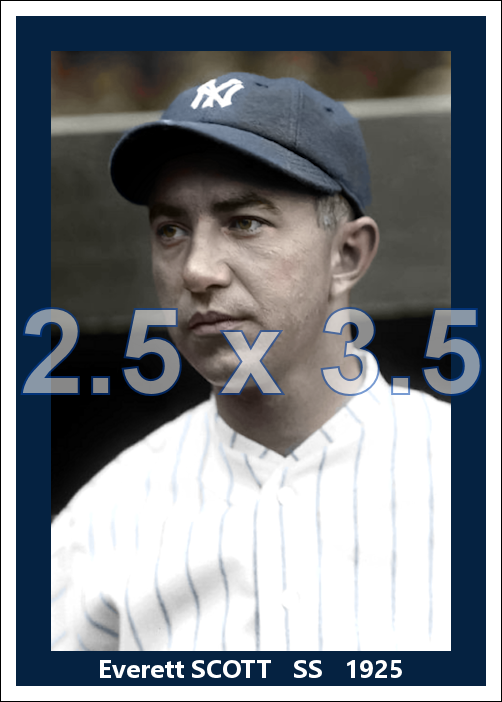 Everett Scott - 1925 New York Yankees - choose a size & style