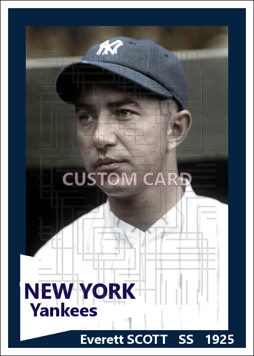 Everett Scott - 1925 New York Yankees - choose a size & style