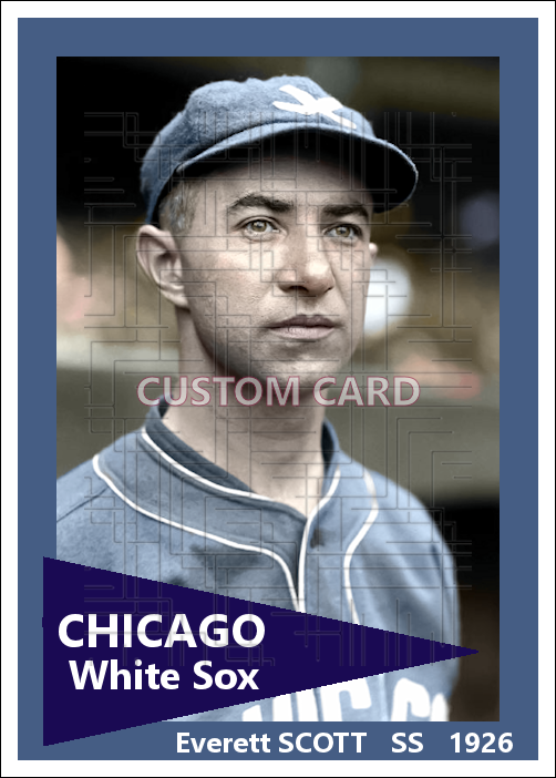 Everett Scott - 1926 Chicago White Sox - choose a size & style