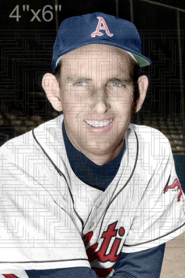 Ewell Blackwell - 1955 Kansas City Athletics - choose a size & style