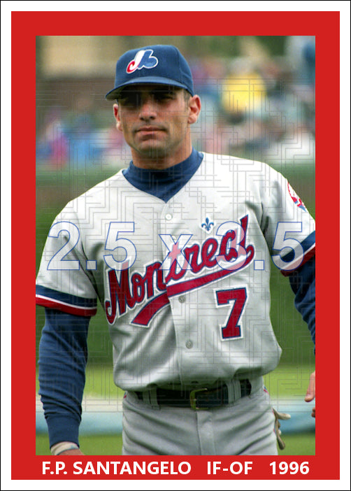F.P. Santangelo - 1996 Montreal Expos - choose a size & style
