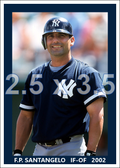 F.P. Santangelo - 2002 New York Yankees - choose a size & style