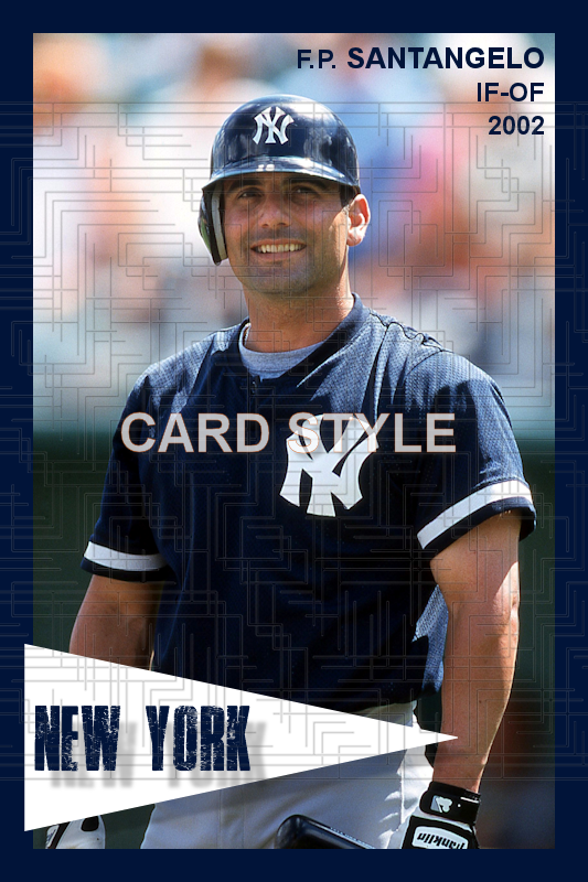 F.P. Santangelo - 2002 New York Yankees - choose a size & style