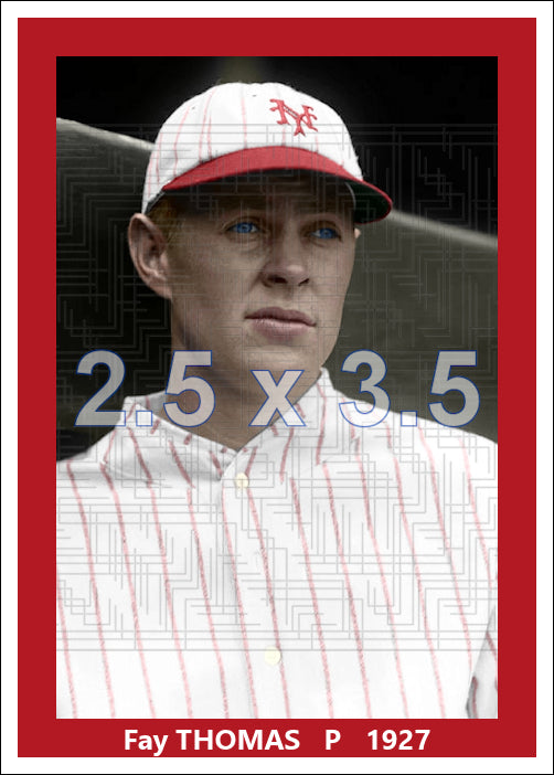 Fay Thomas - 1927 New York Giants - choose a size & style