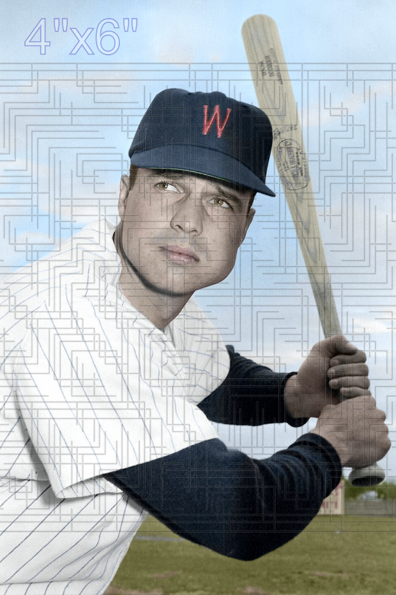 Faye Throneberry - 1958 Washington Senators - choose a size & style