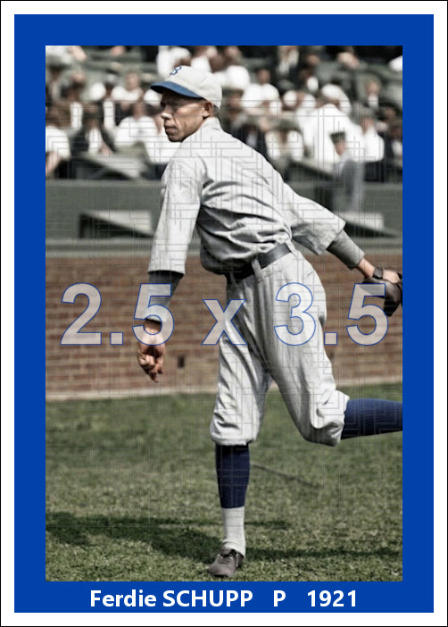 Ferdie Schupp - 1921 Brooklyn Robins - choose a size & style