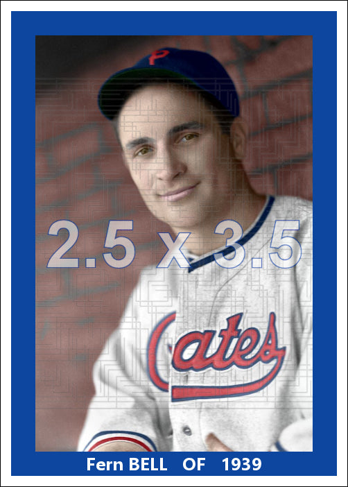 Fern Bell - 1939 Pittsburgh Pirates - choose a size & style