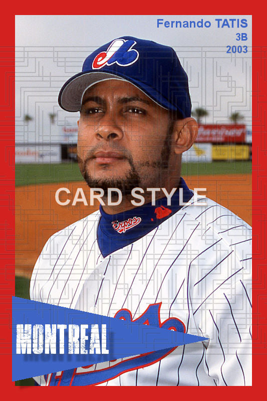 Fernando Tatis - 2003 Montreal Expos - choose a size & style