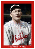 Flint Rhem - 1933 Philadelphia Phillies - choose a size & style
