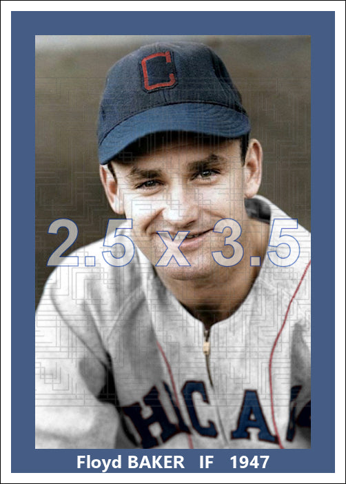 Floyd Baker - 1947 Chicago White Sox - choose a size & style
