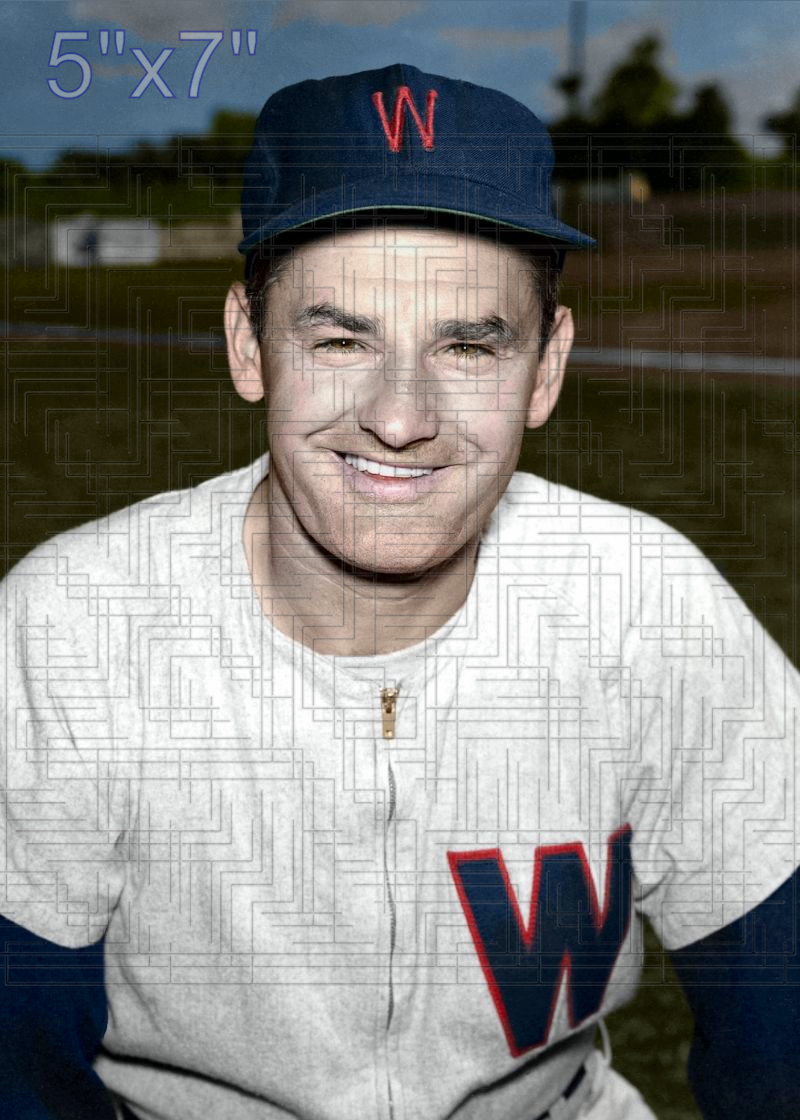 Floyd Baker - 1952-53 Washington Senators - choose a size & style