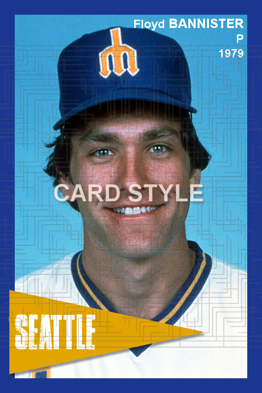 Floyd Bannister - 1979 Seattle Mariners - choose a size & style