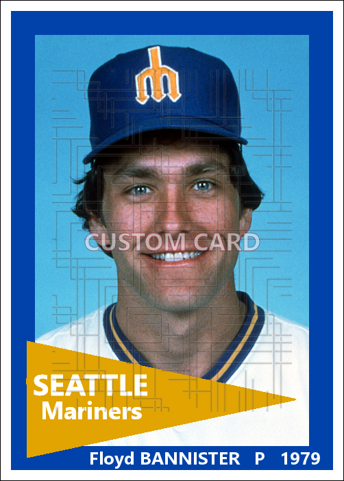 Floyd Bannister - 1979 Seattle Mariners - choose a size & style