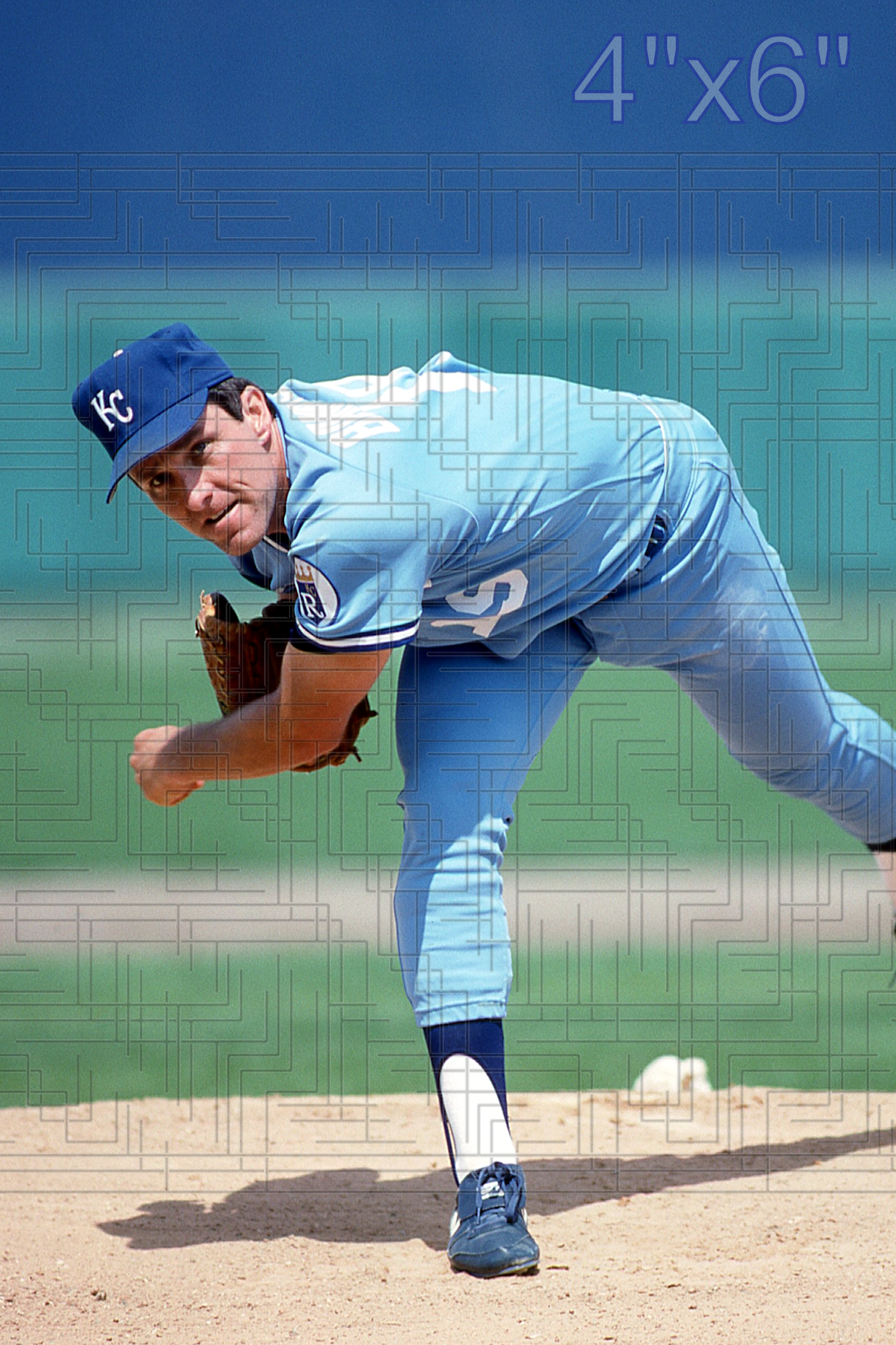 Floyd Bannister - 1988 Kansas City Royals - choose a size & style