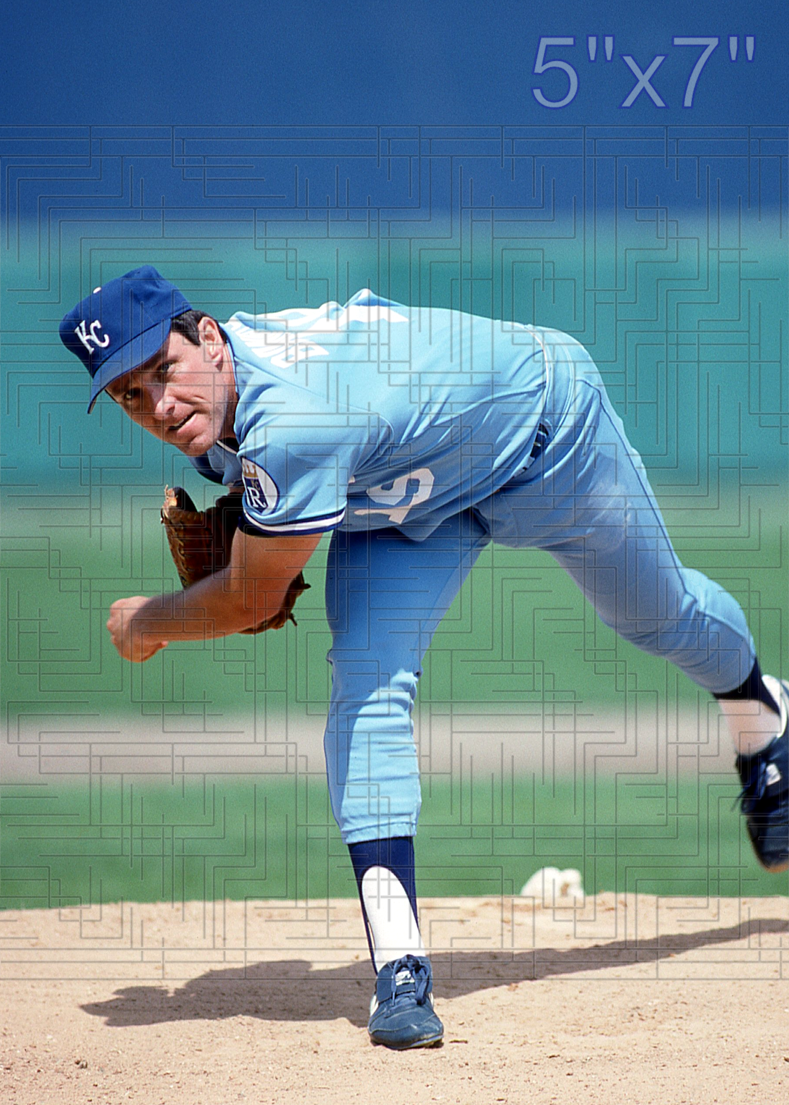 Floyd Bannister - 1988 Kansas City Royals - choose a size & style