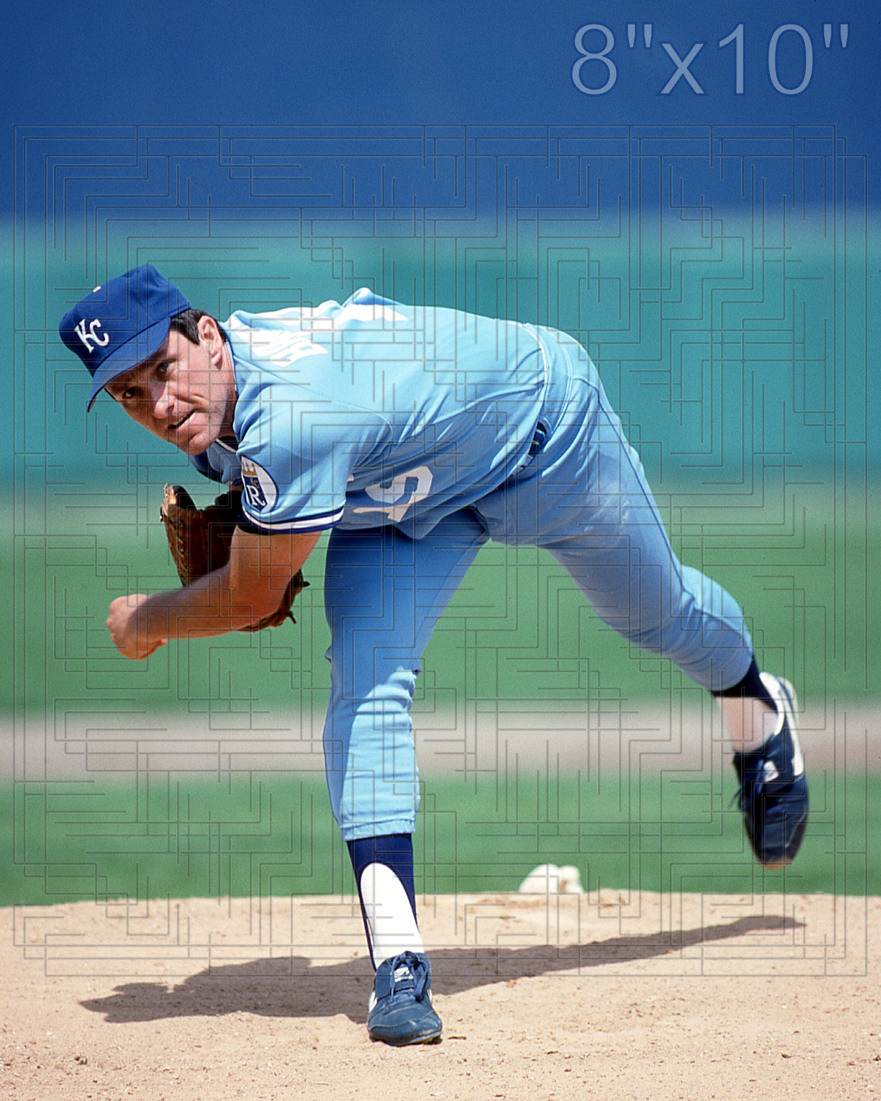 Floyd Bannister - 1988 Kansas City Royals - choose a size & style