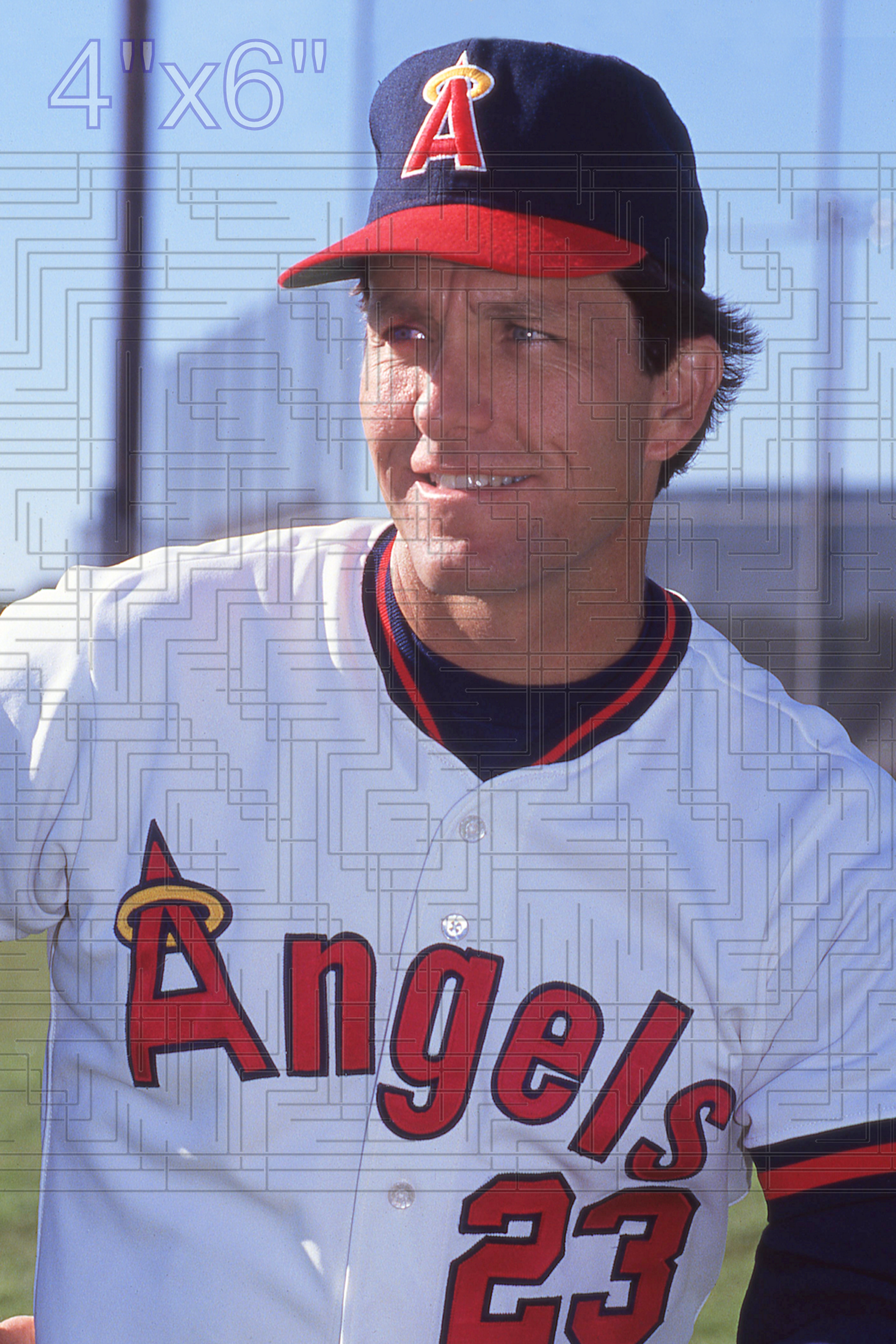 Floyd Bannister - 1991 California Angels - choose a size & style