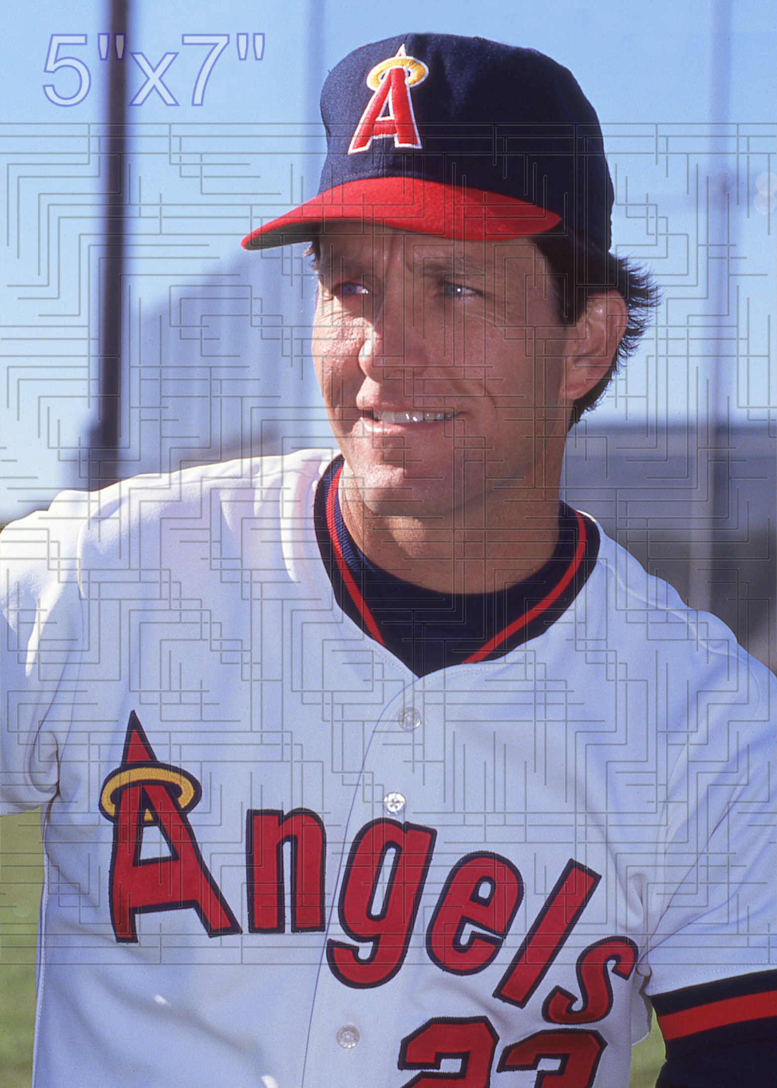 Floyd Bannister - 1991 California Angels - choose a size & style