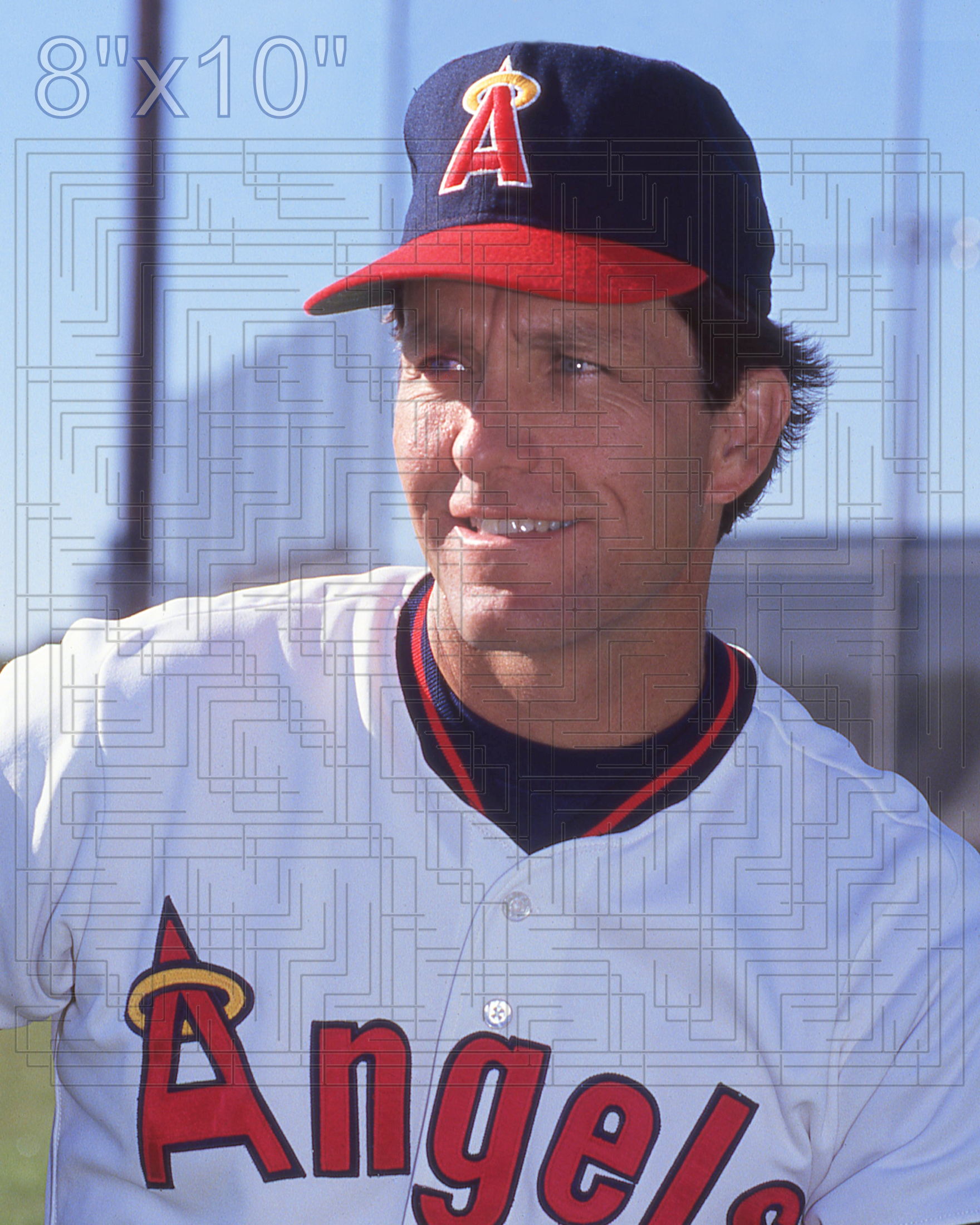 Floyd Bannister - 1991 California Angels - choose a size & style