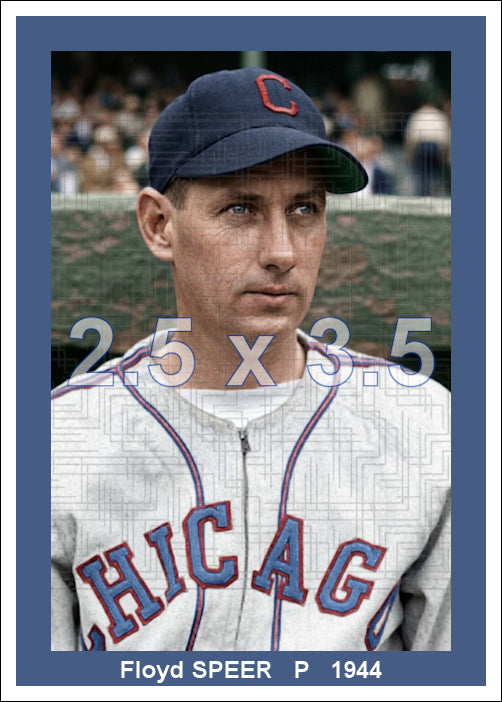 Floyd Speer - 1944 Chicago White Sox - choose a size & style
