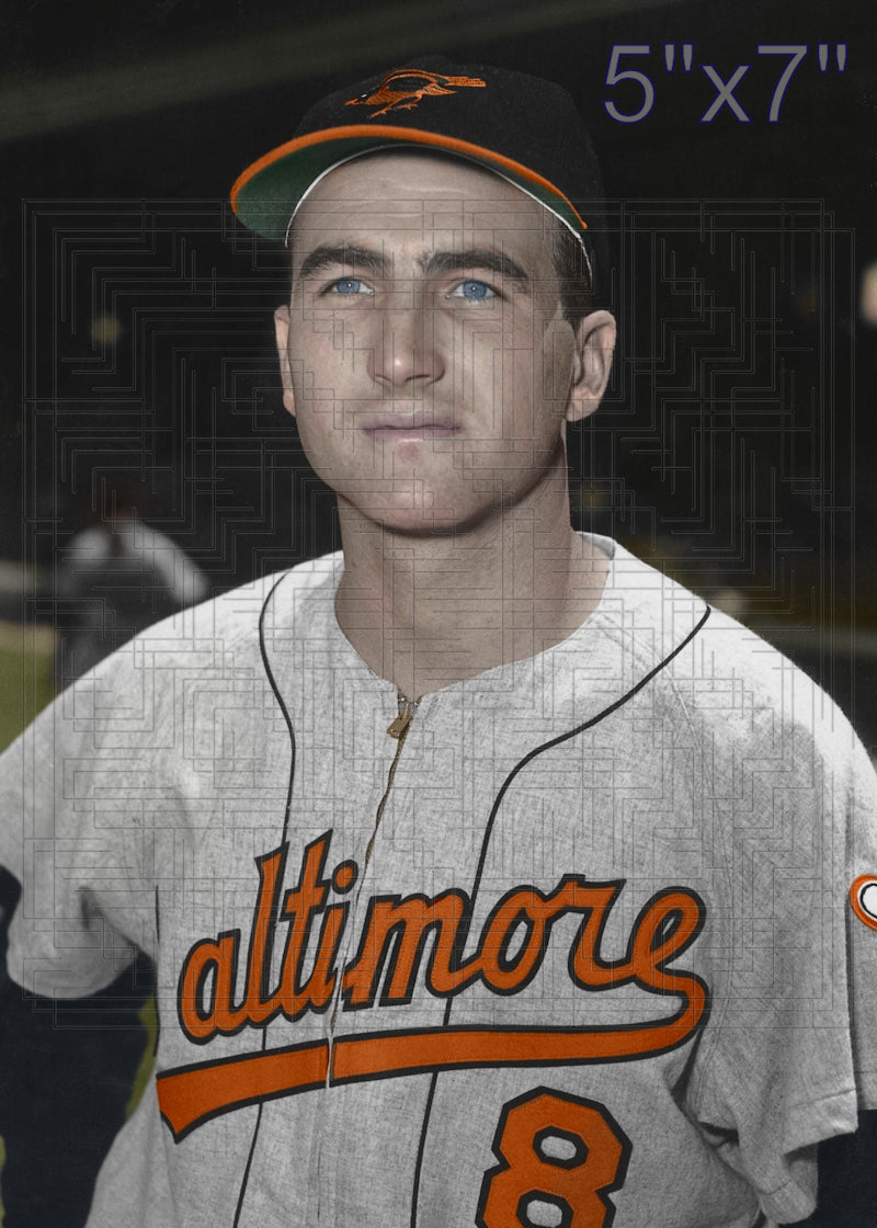 Foster Castleman - 1958 Baltimore Orioles - choose a size & style