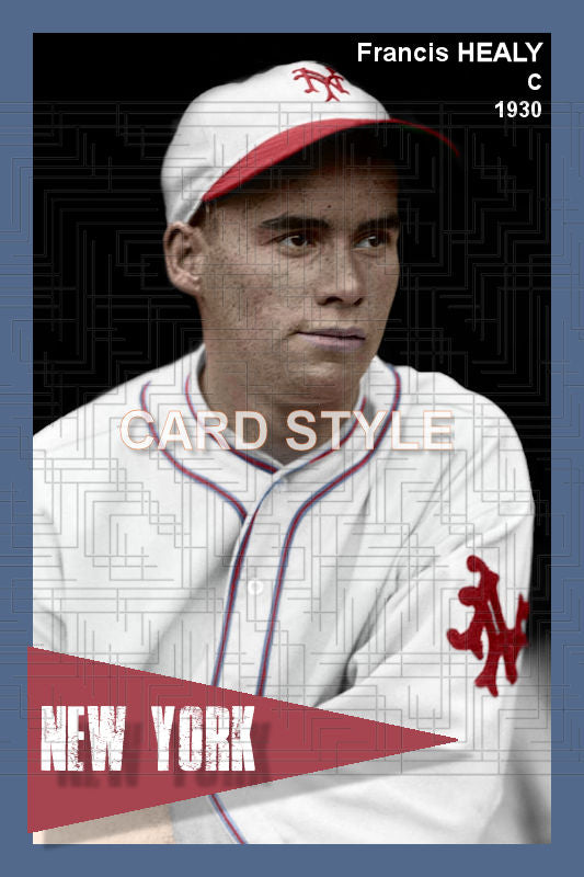 Francis Healy - 1930 New York Giants - choose a size & style