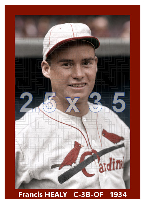 Francis Healy - 1934 St. Louis Cardinals - choose a size & style