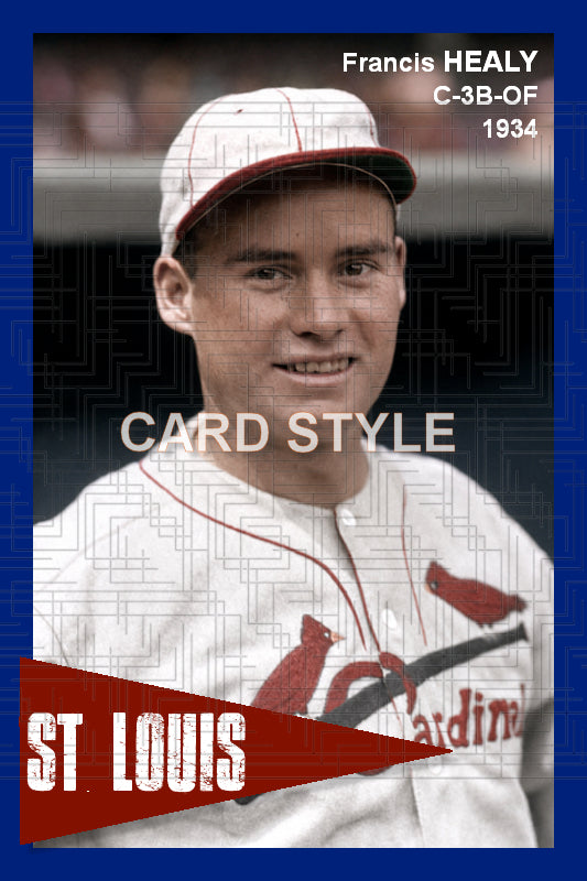 Francis Healy - 1934 St. Louis Cardinals - choose a size & style