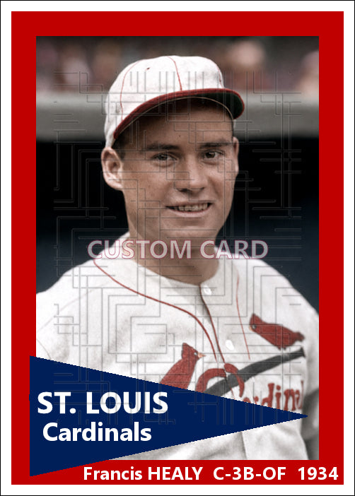 Francis Healy - 1934 St. Louis Cardinals - choose a size & style