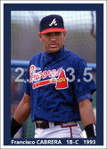 Francisco Cabrera - 1993 Atlanta Braves - choose a size & style