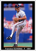 Francisco Oliveras - 1991 San Francisco Giants - choose a size & style