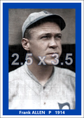 Frank Allen - 1914 Brooklyn Dodgers - choose a size & style