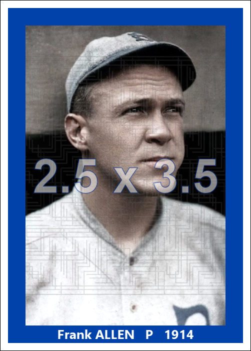 Frank Allen - 1914 Brooklyn Dodgers - choose a size & style