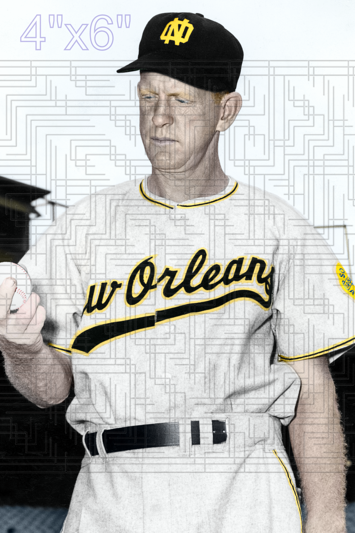 Frank Barrett - 1949-50 New Orleans Pelicans - choose a size & style