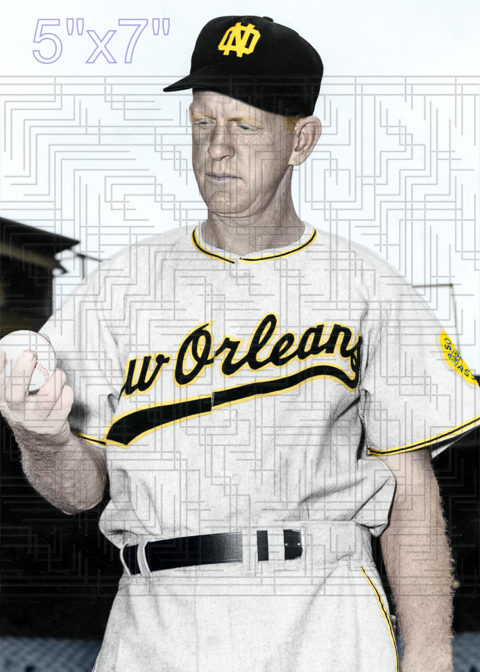 Frank Barrett - 1949-50 New Orleans Pelicans - choose a size & style